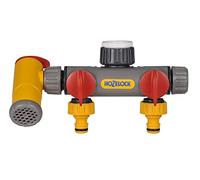 Hozelock Connecteur 2 voies avec robinet Flowmax