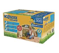 HOZELOCK - Tuyau d'Arrosage Extensible Superhoze 30 M : Tuyau Flexible, s'étire Jusqu'à 3x sa Longueur Initiale, avec 2 Raccords Aquastop assurant une Connexion Étanche, Prêt à l'Emploi [8230A1240]