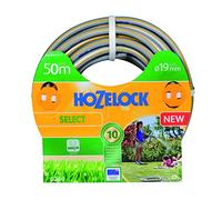 Tuyau d’arrosage Hozelock Select anti UV gris bandes 3D jaunes 19mm 50m