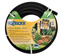 HOZELOCK - Tuyau Poreux 15 M : Tuyau Micro-Poreux pour un Arrosage Économe, Sans Gaspillage d'Eau. Idéal pour des Plate-Bandes, Jardins Potagers et Serres, Prêt à l'Emploi [6762P0000]