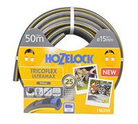 HOZELOCK - Tuyau Tricoflex Ultramax Ø 15mm (5/8") 50 M : Tuyau d'Arrosage Robuste, Résistant aux Intempéries, Anti-Vrille, Anti-Torsion et Anti-Écrasement, 40% PVC Recyclé [116249]