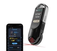 HOZO NeoRulerGO Mètre ruban numérique avec laser, rechargeable, outil de mesure rotatif intelligent longue distance pour application Bluetooth, format de poche, gadgets cool, cadeau pour hommes, papa