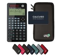 HP 300s+ avec Housse de Protection WYNGS incluse Noir - Calculatrice Scientifique - Pack de Base