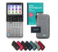 HP Prime G2 avec housse de protection Gris clair et manuel (164 pages, DIN A5) - Calculatrice graphique - Smart Set