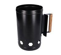 HPAKIGS Démarreur au Charbon de Bois Allumage Rapide 15 à 20 Minutes |Utilisation sûre avec Protection Thermique et poignée en Bois |pour Barbecue/Camping/Grils Bouilloire |Acier Robuste