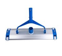 HPAKIGS Heavy Duty Pool Vacuum Head 45cm | Wide Sweeping Path with Brush | Aluminum Base for Inground Pools/Fish Ponds | Compatible with Standard Hoses