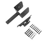 HPAKIGS Support de rehausse de Toit Robuste |Support de Poutre de pergola en Acier Anti-oxydation |Conception de Selle pour Patio/Jardin/terrasse |Kit de 18 pièces, Polyvalent pour