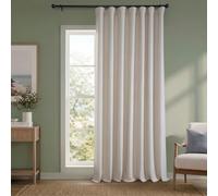 HPD Half Price Drapes BOCH-LN-DW-P Rideau occultant Extra Large en Lin (1 Panneau) 100 x 84 cm, BOCH-LN1856-84-DW, Bouleau