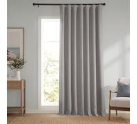 HPD Half Price Drapes BOCH-LN185-P Rideaux occultants Extra Larges en Lin pour Chambre à Coucher et Salon (1 Panneau), 254 cm de Large x 274,3 cm de Long, Argile
