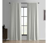 HPD Half Price Drapes Essential Rideaux occultants Solides pour Chambre à Coucher et Chambre à Coucher (1 Panneau) - Isolation Thermique - Rideaux de fenêtre avec Passe-Tringle - 127 x 213 cm (l x L)