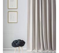 HPD Half Price Drapes Rideau imprimé pour assombrissement de la pièce 50 x 96 (1 Panneau), BOCH-171113-96, Beige albâtre