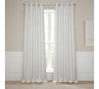 HPD Half Price Drapes Rideaux occultants à œillets en Lin pour Chambre à Coucher et Salon (1 Panneau), 127 x 243,8 cm (l x L), Bouleau, mélange de Polyester, 127 x 243,8 cm