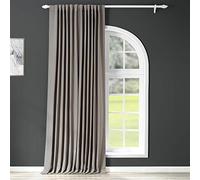 HPD Half Price Drapes Rideaux occultants Extra Larges pour Chambre à Coucher et Salon 100 x 84 (1 Panneau), BOCH-174402-84-DW, Gris Neutre