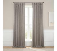 HPD Half Price Drapes Rideaux occultants texturés en Lin synthétique pour Chambre à Coucher, 243 cm de Long (1 Panneau), 127 x 243 cm (l x L), pour Salon, décoration d'intérieur, Vision