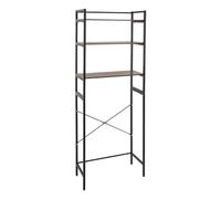 HPDTZ Étagère pour machine à laver, salle de bain, cuisine, 69 x 30 x 181 cm (noir)
