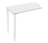 HPDTZ Table pliante murale - Chaise pliante pour salle à manger - Pliable - Pour cuisine et salle à manger - Peu encombrante - Avec capacité de charge stable jusqu'à 60 kg - Blanc