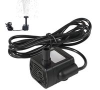 Hperu Pompe à Eau Solaire, Mini Pompe de Fontaine Solaire, Eau de Bassin silencieuse avec Ligne 1, 5 m, Distance pulvérisation 1, 5 m