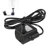 Hperu Pompe de Fontaine Solaire, Mini Pompe à Eau Submersible avec Ligne de 1, 5 m pour Jardin d'étang - Solaire pour élément d'eau