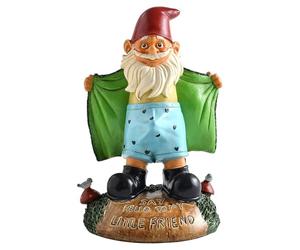 Hperu Statues de Nain Sexy en résine de 15 cm, Nains Jardin Amusants en Couleur, Dites Bonjour à Mon Petit ami Coquin pour décoration Porche, pelouse, Cour, Vert - Statues Nain Sexy Dites bonjou