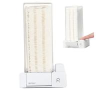 Hperu Support pour tampons de Coton, Distributeur Automatique scellé, Anti-poussière, boîte de Rangement pour dissolvant d'ongles (avec et Autocollant)