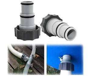 HPiano Intex Piscine Adaptateur A,2 Pièces,Adaptateur de Tuyau de Piscine A, Adaptateur A pour Pool Intex, Adaptateur de Tuyau[113]
