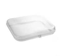 HpLive 1 sac de rangement rigide avec double fermeture éclair en PVC transparent dans les tailles 20 × 12 × 5 cm, 25 × 20 × 6 cm et 35 × 31 × 6 cm (35 x 31 x 6 cm-Large)
