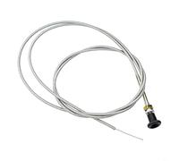 HpLive Accessoires pour tondeuse à gazon 1 pièce Découpable 243 cm Poussoir en métal pour un contrôle doux de l'accélérateur et un ajustement polyvalent, durable