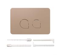 HpLive Bouton de chasse de toilettes, bouton double flush, plaque de pression WC pour série Geberit Sigma, design minimaliste, système à deux quantités économes en eau, 246 x 146 x 6 mm, UP300/UP320