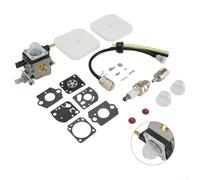 HpLive C1U-K54A Carburateur 2 temps pour Mantis 7222 7225 7230 7234 Pinne12520013123 avec filtre à air, joints, bougie d'allumage, conduite de carburant