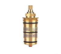 HpLive Cartouche thermostatique de rechange en laiton pour robinets thermostatiques encastrés et thermostats à tige - Kit de réparation pour tiges de valve de douche