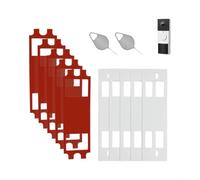 HpLive Coussinets adhésifs de support de sonnette sans perçage pour sonnette vidéo Tapo TD21/D210/D235, lot de 5 rubans de montage double face