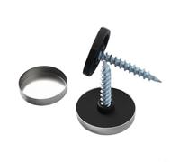 HpLive Lot de 200 vis décoratives en acier inoxydable avec 16 mm et 20 mm, vis décoratives pour montage en verre (20 mm de diamètre)