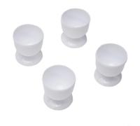 HpLive Lot de 4/8 coquetiers en plastique, élégants porte-œufs pour œufs durs ou mous, gobelets de service robustes (4 pièces)