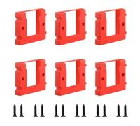 HpLive Lot de 6 supports muraux pour batterie Einhell Power X-Change, 18 V, support mural, support de batterie