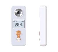 HpLive Réfractomètre numérique multi-gamme avec batterie rechargeable et écran LCD rétroéclairé, compensation automatique de la température, 0 à 32 % / 0 à 53 % pour brix, pour fabrication de vin (STD