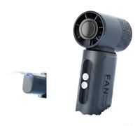 HpLive Ventilateur de refroidissement portable, ventilateur à affichage numérique, ventilateur à compresse de glace, ventilateur portable avec refroidissement TEC, mode turbo, 3 niveaux, USB-C