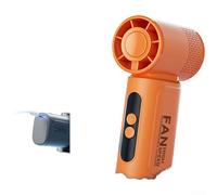 HpLive Ventilateur de refroidissement portable, ventilateur à affichage numérique, ventilateur à compresse de glace, ventilateur portable avec refroidissement TEC, mode turbo, 3 niveaux, USB-C