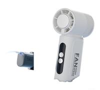 HpLive Ventilateur de refroidissement portable, ventilateur à affichage numérique, ventilateur à compresse de glace, ventilateur portable avec refroidissement TEC, mode turbo, 3 niveaux, USB-C