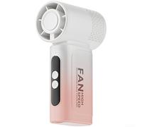 HpLive Ventilateur de refroidissement portable, ventilateur à affichage numérique, ventilateur à compresse de glace, ventilateur portable avec refroidissement TEC, mode turbo, 3 niveaux, USB-C