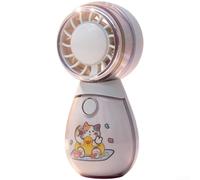 HpLive Ventilateur USB portable, ventilateur à main, ventilateur de table pour la qualité de l'air intérieur, 3 vitesses, fonctionnement silencieux 36-45 dB, rechargeable, compact 49 x 4 x 101 cm