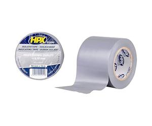 HPX RUGI5010 Ruban isolant en PVC TAPE 52400, gris, 50 mm x 10 m