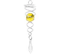 HQ Invento Crystal Twist 15 cm Jaune - Mobile Métal Sphère de Verre