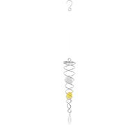 HQ Invento Crystal Twist 24 cm Jaune - Mobile Métal Sphère de Verre