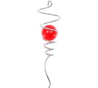 HQ Invento Crystal Twist 27 cm Rouge - Mobile Métal Sphère de Verre