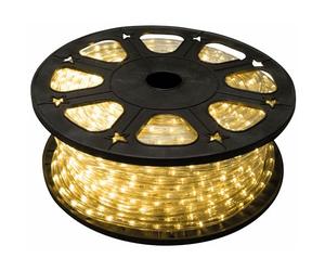 HQ-Power Flexible lumineux, guirlande LED, bande LED, ruban LED, rouleau LED, lumière LED, LED strip light, décoration pour intérieur et extérieur, 36 LED/mètre, blanc chaud, 45 m