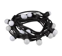 HQ-Power Guirlande lumineuse LED pour intérieur et extérieur avec 20 ampoules LED, douilles E27, câble de 11 m IP44