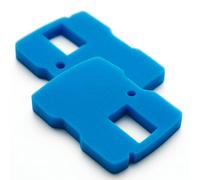 HQRP Lot de 2 filtres de bassin éponge de rechange pour CUF-6000 tout en un pour filtre de bassin Vivohome 530 et 660 GPH et filtre de pompe de fontaine Sunsun 660 GPH