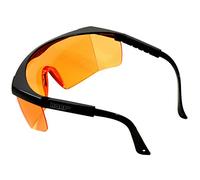 HQRP Orange Verres UV Protection Lunettes pour Travaux de jardinage, Tonte de pelouse, Jardinage, Désherbage, Taille de haie, Agriculture, Foresterie, Mètre du soleil