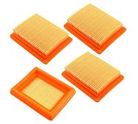HQRP Paquet de 4 Élément de filtre à air compatible avec Husqvarna 521642101/521 64 21-01 pour Husqvarna 243R 243RJ 253R 253RB 253RJ 543RS 553RBX 553RS Coupe-bordure