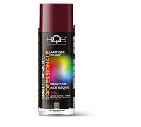 HQS Bombe de peinture acrylique, couleurs Ral (Ral 3005 - Rouge vin)